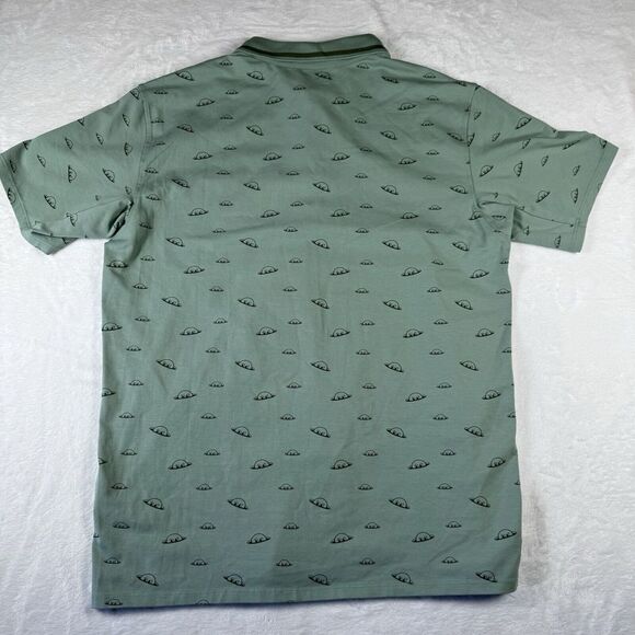 NWT Radmor Golf Polo Men's Large Shirt Sage Taylor BobRad Repeat Print $98‎ - Picture 10 of 13